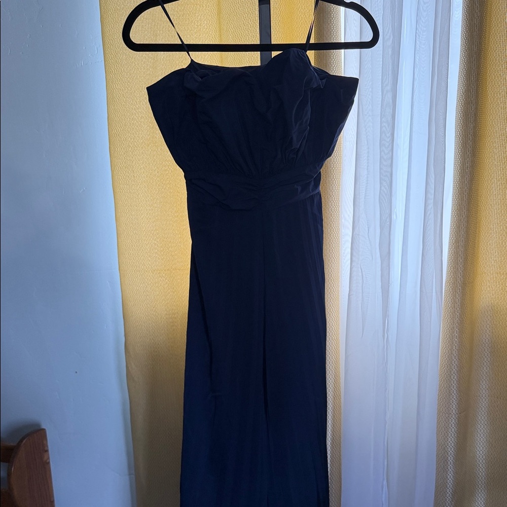 Elegant Strapless Midnight Dress